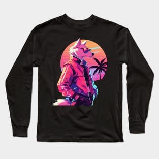 cool wolf Long Sleeve T-Shirt